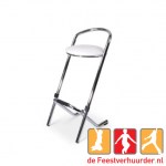  Dinertafel rok rond  150 cm parel wit